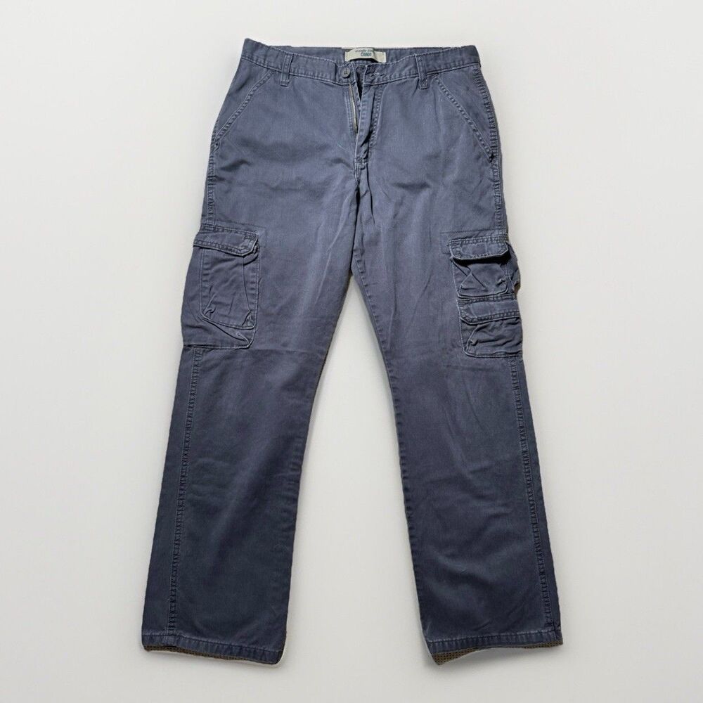 Wrangler Cargo Pants Men’s 32x32 Gray Workwear Utility Tactical Cotton